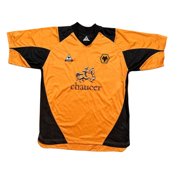 Vintage Le Coq Sportif Wolverhampton Wanderers Wolves 2004-2006 Jersey Mens 34 - Picture 1 of 10